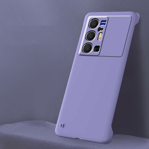 Custodia Plastica Rigida Senza Cornice Cover Opaca per Vivo X70 Pro+ Plus 5G Lavanda