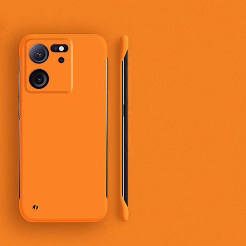 Custodia Plastica Rigida Senza Cornice Cover Opaca per Xiaomi Redmi K60 Ultra 5G Arancione