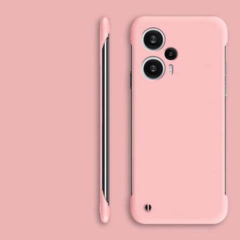 Custodia Plastica Rigida Senza Cornice Cover Opaca per Xiaomi Redmi Note 12 Turbo 5G Rosa