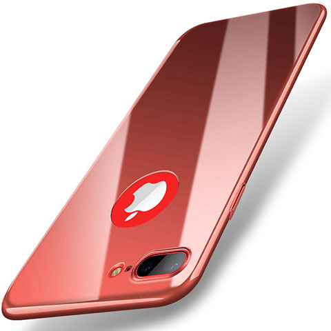 Custodia Plastica Rigida Specchio per Apple iPhone 7 Plus Rosso