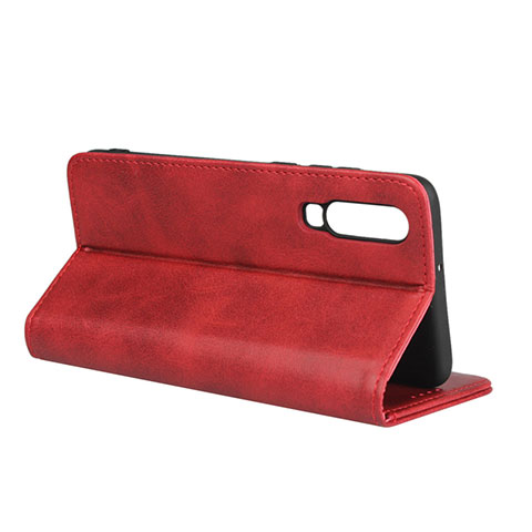 Custodia Portafoglio In Pelle con Stand L01 per Huawei P30 Rosso