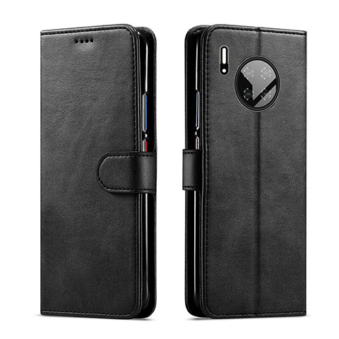 Custodia Portafoglio In Pelle con Supporto L01 per Huawei Mate 30 Nero