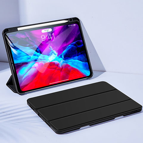 Custodia Portafoglio In Pelle con Supporto per Apple iPad Pro 11 (2021) Nero