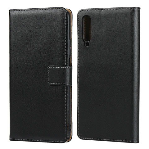 Custodia Portafoglio In Pelle con Supporto per Huawei P Smart Pro (2019) Nero