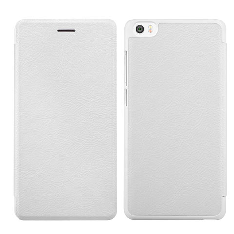 Custodia Portafoglio In Pelle con Supporto per Xiaomi Mi Note Bianco