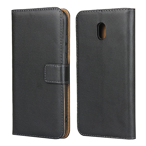 Custodia Portafoglio In Pelle con Supporto per Xiaomi Redmi 8A Nero