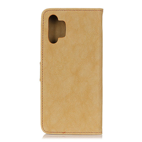 Custodia Portafoglio In Pelle Cover con Supporto A01D per Samsung Galaxy A32 4G Oro