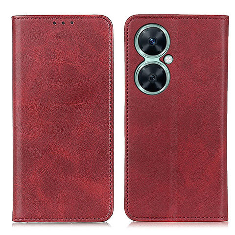 Custodia Portafoglio In Pelle Cover con Supporto A02D per Huawei Nova 11i Rosso