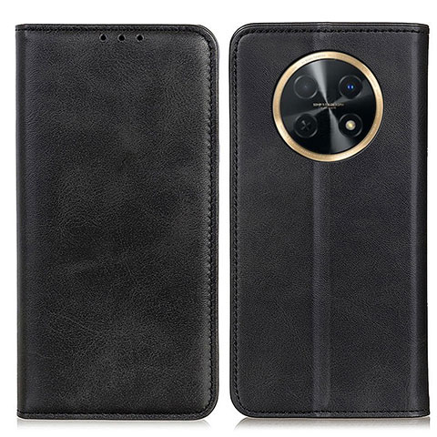 Custodia Portafoglio In Pelle Cover con Supporto A02D per Huawei Nova Y91 Nero