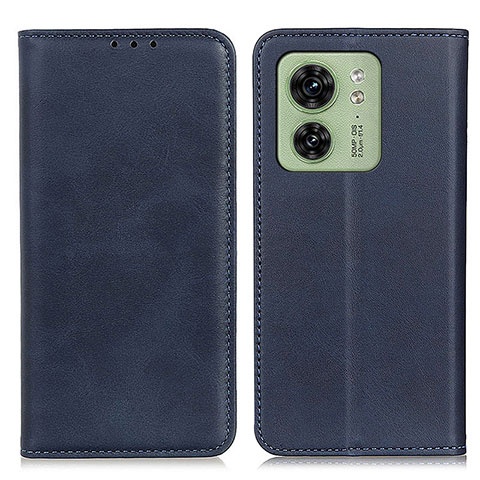 Custodia Portafoglio In Pelle Cover con Supporto A02D per Motorola Moto Edge (2023) 5G Blu