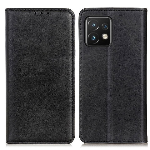 Custodia Portafoglio In Pelle Cover con Supporto A02D per Motorola Moto Edge 40 Pro 5G Nero