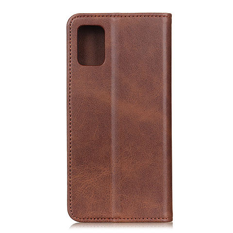 Custodia Portafoglio In Pelle Cover con Supporto A02D per Motorola Moto Edge S 5G Marrone