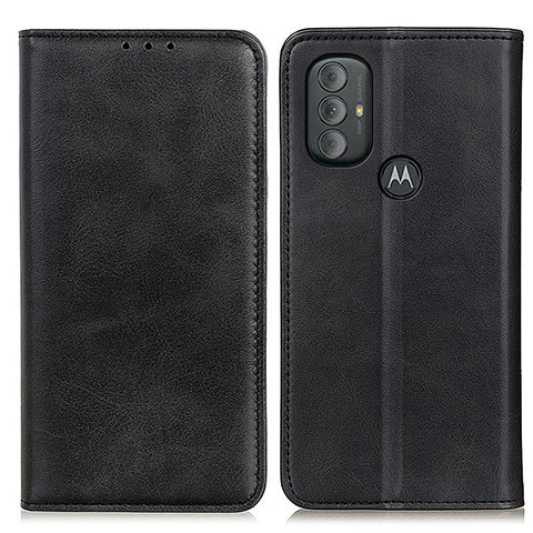 Custodia Portafoglio In Pelle Cover con Supporto A02D per Motorola Moto G Play Gen 2 Nero