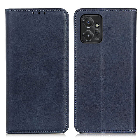 Custodia Portafoglio In Pelle Cover con Supporto A02D per Motorola Moto G Power 5G (2023) Blu