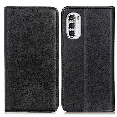 Custodia Portafoglio In Pelle Cover con Supporto A02D per Motorola Moto G82 5G Nero