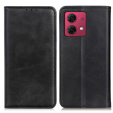 Custodia Portafoglio In Pelle Cover con Supporto A02D per Motorola Moto G84 5G Nero