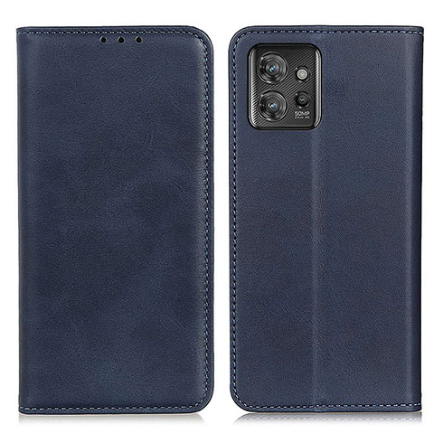 Custodia Portafoglio In Pelle Cover con Supporto A02D per Motorola ThinkPhone 5G Blu