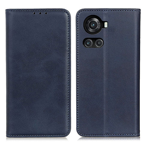 Custodia Portafoglio In Pelle Cover con Supporto A02D per OnePlus 10R 5G Blu