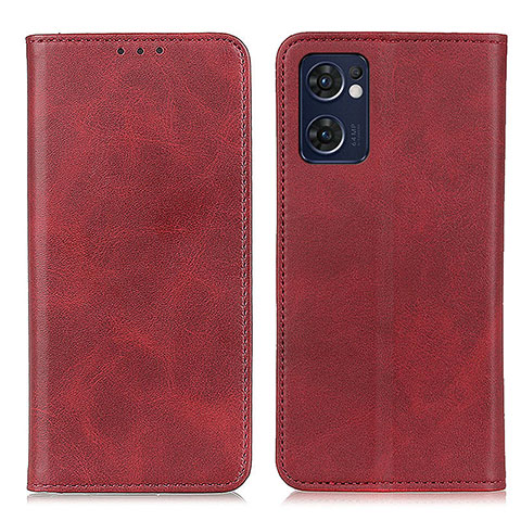 Custodia Portafoglio In Pelle Cover con Supporto A02D per OnePlus Nord CE 2 5G Rosso