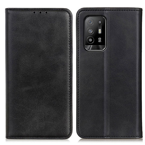 Custodia Portafoglio In Pelle Cover con Supporto A02D per Oppo A94 5G Nero