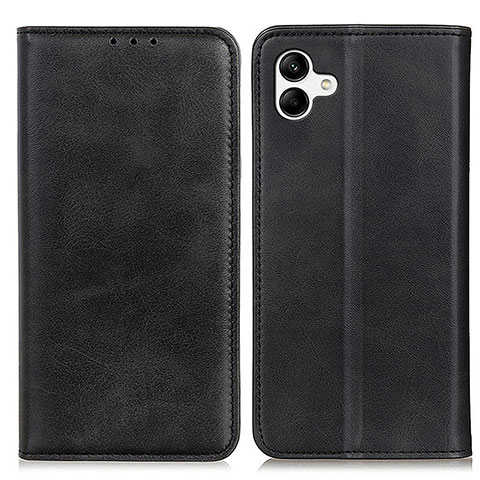 Custodia Portafoglio In Pelle Cover con Supporto A02D per Samsung Galaxy A04E Nero