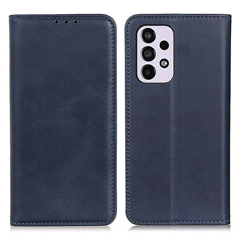 Custodia Portafoglio In Pelle Cover con Supporto A02D per Samsung Galaxy A33 5G Blu