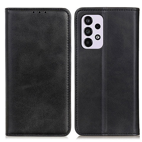 Custodia Portafoglio In Pelle Cover con Supporto A02D per Samsung Galaxy A33 5G Nero