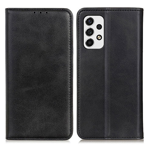 Custodia Portafoglio In Pelle Cover con Supporto A02D per Samsung Galaxy A53 5G Nero