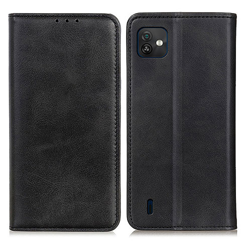 Custodia Portafoglio In Pelle Cover con Supporto A02D per Wiko Y82 Nero