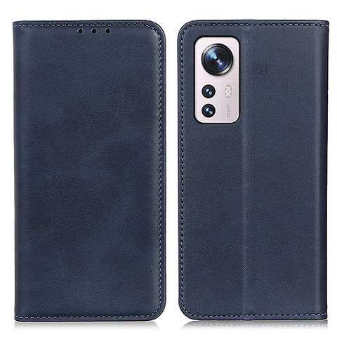 Custodia Portafoglio In Pelle Cover con Supporto A02D per Xiaomi Mi 12 Lite 5G Blu