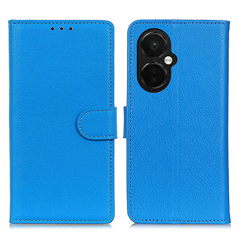 Custodia Portafoglio In Pelle Cover con Supporto A03D per OnePlus Nord CE 3 Lite 5G Cielo Blu