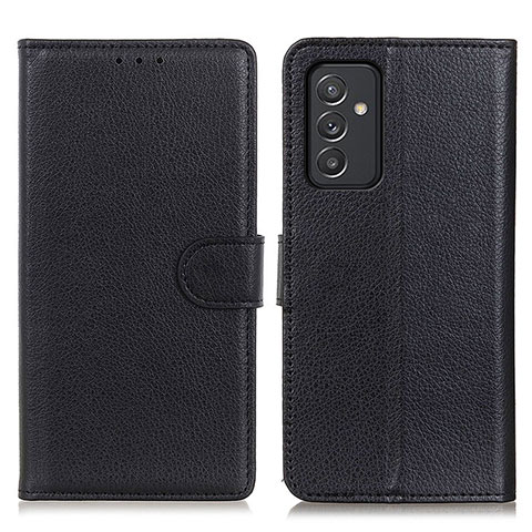 Custodia Portafoglio In Pelle Cover con Supporto A03D per Samsung Galaxy A82 5G Nero