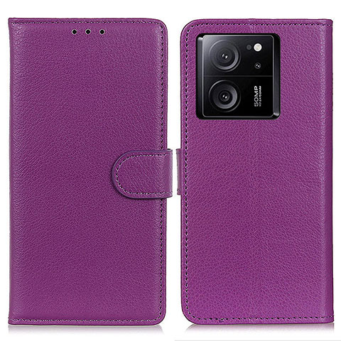 Custodia Portafoglio In Pelle Cover con Supporto A03D per Xiaomi Mi 13T Pro 5G Viola