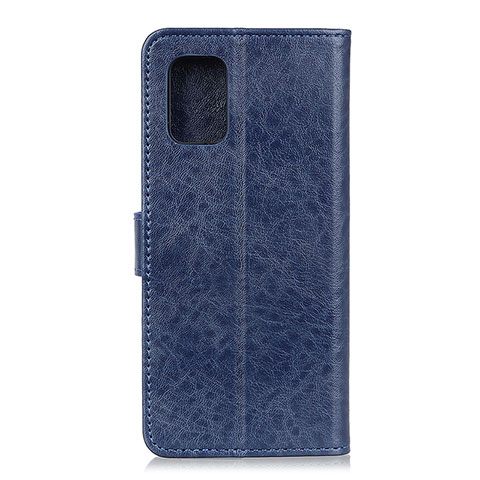 Custodia Portafoglio In Pelle Cover con Supporto A04D per Motorola Moto G100 5G Blu