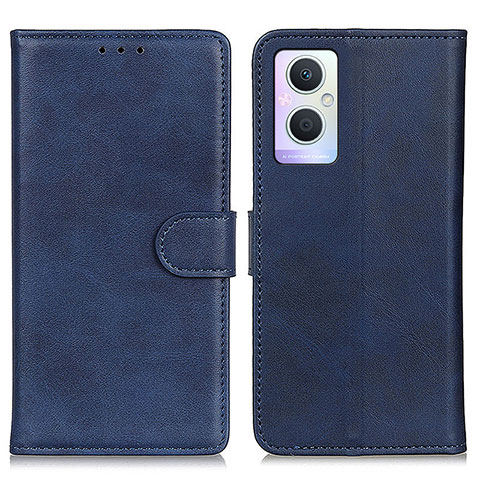 Custodia Portafoglio In Pelle Cover con Supporto A04D per OnePlus Nord N20 5G Blu