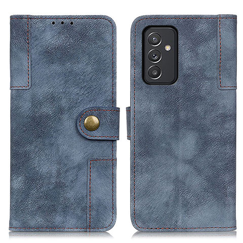 Custodia Portafoglio In Pelle Cover con Supporto A04D per Samsung Galaxy A35 5G Blu