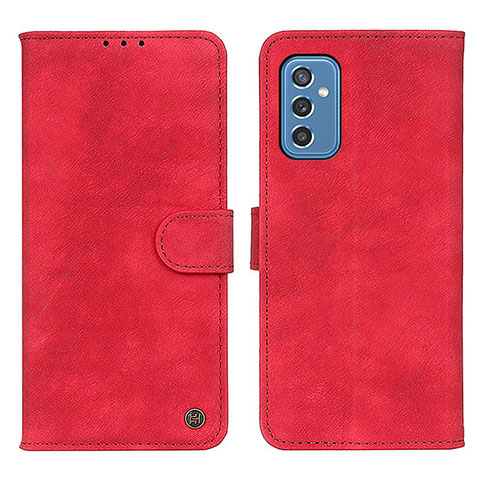 Custodia Portafoglio In Pelle Cover con Supporto A04D per Samsung Galaxy M52 5G Rosso