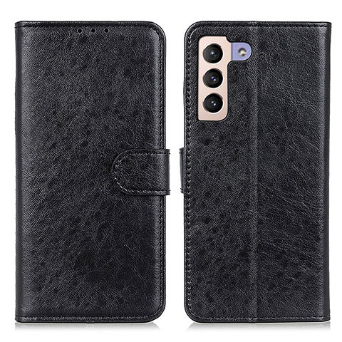 Custodia Portafoglio In Pelle Cover con Supporto A04D per Samsung Galaxy S21 FE 5G Nero