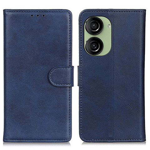 Custodia Portafoglio In Pelle Cover con Supporto A05D per Asus ZenFone 10 Blu