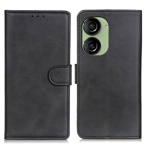 Custodia Portafoglio In Pelle Cover con Supporto A05D per Asus ZenFone 10 Nero