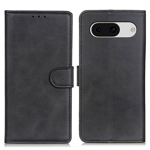 Custodia Portafoglio In Pelle Cover con Supporto A05D per Google Pixel 8a 5G Nero