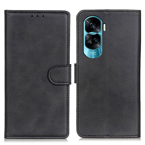 Custodia Portafoglio In Pelle Cover con Supporto A05D per Huawei Honor 90 Lite 5G Nero