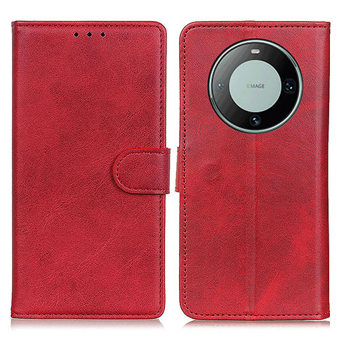 Custodia Portafoglio In Pelle Cover con Supporto A05D per Huawei Mate 60 Rosso