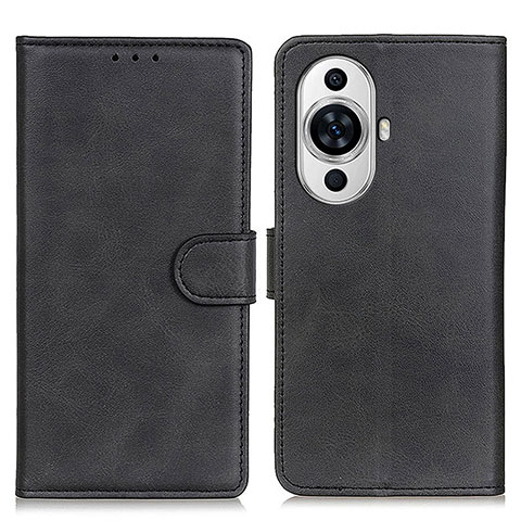 Custodia Portafoglio In Pelle Cover con Supporto A05D per Huawei Nova 11 Pro Nero