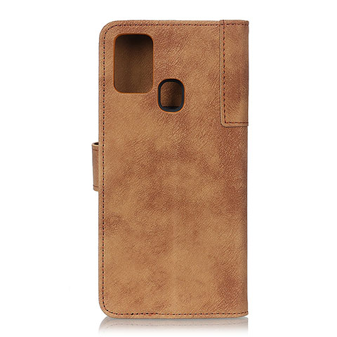 Custodia Portafoglio In Pelle Cover con Supporto A05D per Motorola Moto G41 Marrone