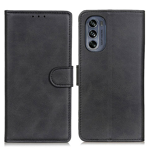 Custodia Portafoglio In Pelle Cover con Supporto A05D per Motorola Moto G62 5G Nero