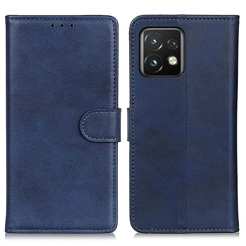 Custodia Portafoglio In Pelle Cover con Supporto A05D per Motorola Moto X40 5G Blu