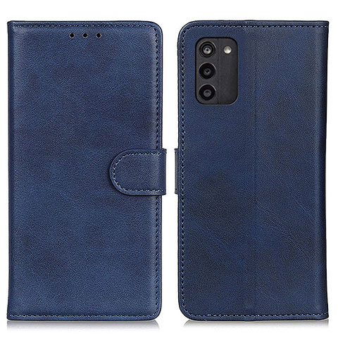 Custodia Portafoglio In Pelle Cover con Supporto A05D per Nokia G100 Blu