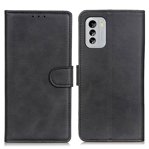 Custodia Portafoglio In Pelle Cover con Supporto A05D per Nokia G60 5G Nero