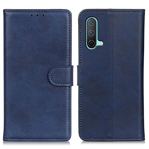 Custodia Portafoglio In Pelle Cover con Supporto A05D per OnePlus Nord CE 5G Blu